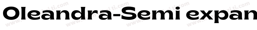 Oleandra-Semi expand字体转换